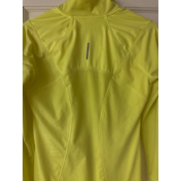 Champion XS Neon Yellow Duo Dry 1/4 Zip Pullover Athletic Running Jacket - Picture 14 of 16